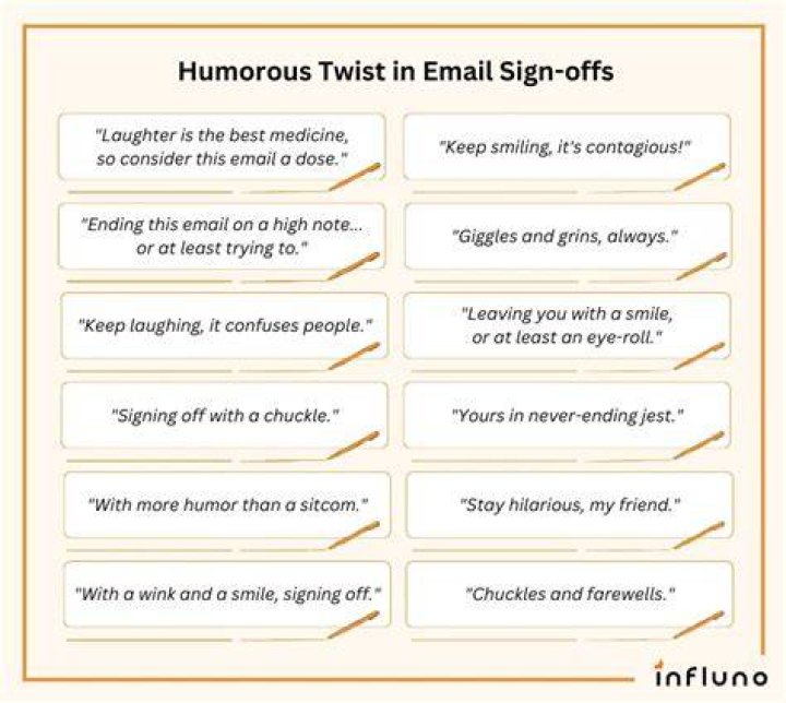 Injecting Humor: The Art of a Funny Sign-Off Email