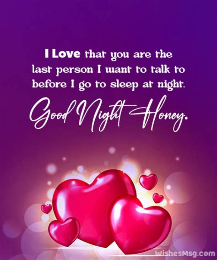 Whispers of Affection: Good Night, Honey, I Love You